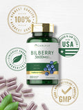 Carlyle Bilberry Extract Capsules | 3600Mg | 200 Count | Vegetarian, Non-Gmo, Gluten Free Fruit Supplement