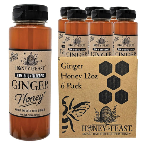 HONEY FEAST New Zealand Manuka Infused Honey with Propolis 12oz - Raw Manuka Honey, Patent Pending Formula, MGO182 Rating, Manuka Honey New Zealand