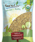 Food to Live Organic FiberFull Flax, Hemp and Chia Seeds Blend, 1.5 Pounds Cold-Milled Flax, Non-GMO, Bulk. Rich in Omega 3 and Fiber. Perfect for Smoothies, Salads, Oatmeal