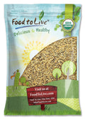 Food to Live Organic FiberFull Flax, Hemp and Chia Seeds Blend, 1.5 Pounds Cold-Milled Flax, Non-GMO, Bulk. Rich in Omega 3 and Fiber. Perfect for Smoothies, Salads, Oatmeal