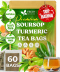 FreshDrinkUS, Premium 75 Mulberry Leaf Tea Bags, 100% Natural & Pure from Mulberry Leaves. Loose Leaf Herbal Tea. Made with Natural Material Tea Bags. No Sugar, No Caffeine, No Gluten, Vegan.