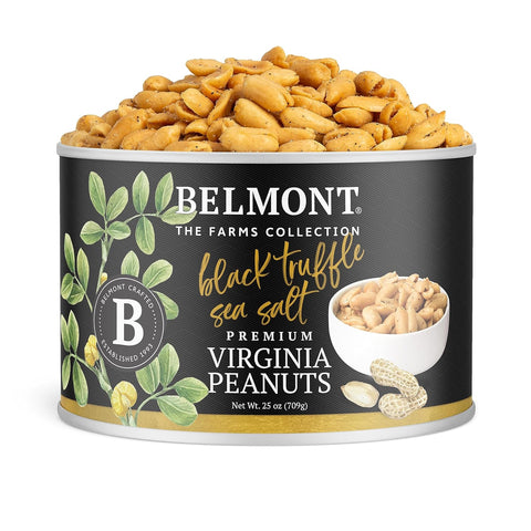 Belmont Peanuts Gourmet Sea-Salted Virginia Peanuts, 20 oz (1 Pack) ÃƒÂ¢Ã¢â€šÂ¬Ã¢â‚¬Å“ Only 3 Simple Ingredients, No Preservatives, 7g Protein ÃƒÂ¢Ã¢â€šÂ¬Ã¢â‚¬Å“ A Premium, Salty, Crunchy, Hand Seasoned Snack