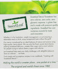 Sweetleaf Stevia Powder Packets - Zero Calorie Sweetener with Stevia Leaf Extract No Artificial Sweetener Additive Sugar Keto Friendly Non GMO Gluten - 35 Packets (Pack of 4)