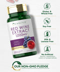 Carlyle Red Wine Extract Capsules | 1000Mg | 120 Count | Non-Gmo And Gluten Free Supplement