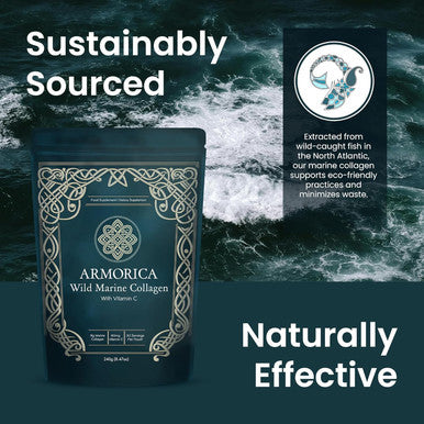 Fermented Cod Liver Oil & Wild Marine Collagen Powder - Natural Source of Omega-3's, Fat Soluble Vitamins, and Collagen Peptides.