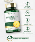 Carlyle Bromelain 1700 Mg | 90 Capsules | Pineapple Enzyme Supplement | Non-Gmo And Gluten Free