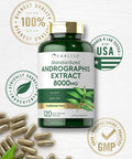 Carlyle Andrographis Paniculata Capsules | 8000 mg | 120 Capsules | Non-GMO & Gluten Free Supplement