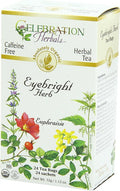 Organic Eyebright Herb Tea 24 Bags By Celebration Herbals