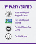 New Chapter One Daily Multivitamin for Immune, Energy & Stress Support, 20+ Nutrients Fermented with Probiotics & Whole Foods, Made with Organic Vegetables - 72 ct