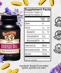 Barlean's Organic Oils Borage Oil 1000 mg Softgels