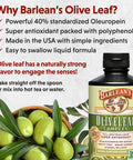 Barlean's Organic Oils Olive Leaf Complex Immune Support Liquid 16 Ounce