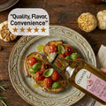 Colavita Roasted Garlic Extra Virgin Olive Oil, 32 Fl Oz ÃƒÂ¢Ã¢â€šÂ¬Ã¢â‚¬Å“ Cold Pressed EVOO Infused with Natural Roasted Garlic Flavor for Cooking, Dressings, Marinades & Dipping