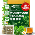 FreshDrinkUS, Premium 120 Mulberry Leaf Tea Bags, 100% Natural & Pure from Mulberry Leaves. Loose Leaf Herbal Tea. Made with Natural Material Tea Bags. No Sugar, No Caffeine, No Gluten, Vegan.