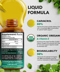 NUTRAHARMONY Usda Organic Oil Of Oregano - Liquid Drops With Vitamin E - Made In Usa - Supplement For Immune Support, Digestion Health & Antioxidant - Non-Gmo, Natural, Vegan - As Pills, Capsules, Softgels 1 Fl Oz