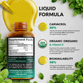 NUTRAHARMONY Usda Organic Oil Of Oregano - Liquid Drops With Vitamin E - Made In Usa - Supplement For Immune Support, Digestion Health & Antioxidant - Non-Gmo, Natural, Vegan - As Pills, Capsules, Softgels 1 Fl Oz