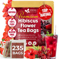 FreshDrinkUS, Premium 120 Mulberry Leaf Tea Bags, 100% Natural & Pure from Mulberry Leaves. Loose Leaf Herbal Tea. Made with Natural Material Tea Bags. No Sugar, No Caffeine, No Gluten, Vegan.