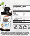 Barlean's Mct Oil Supplement Coconut Flavored For Keto Coffee Emulsified Creamy Liquid Syrup With 5 400Mg Plant-Based Mct'S To Support Energy Focus And Wellness 16 Oz