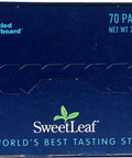 Sweetleaf Organic Stevia Sweetener 70 Count