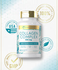 Carlyle Collagen Pills With Hyaluronic Acid 500Mg | 90 Capsules | Hydrolyzed Collagen Supplement | Non-Gmo, Gluten Free