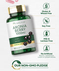 Aronia Berry | 1000Mg Capsules | 180 Count | Non-Gmo, Gluten Free | By Carlyle