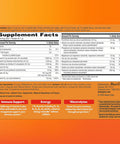 Emergen-C Vitamin C 1000mg Powder (50 Count, Super Orange Flavor), with Folic Acid, Antioxidants, B Vitamins and Electrolytes, Dietary Supplement Fizzy Drink Mix, Caffeine