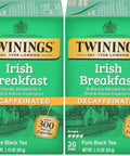 Twinings Lemon & Ginger, Caffeine-Free Herbal Tea Bags, 100 CT Box (1 Pack) | Spicy & Tangy, Ginger, Lemon Peel, Lemongrass, Blackberry Leaves, Soothe Digestion, 100 Foil Lined Individually Wrapped Bags