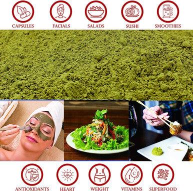 Foothills Naturals Kelp Powder Organic - 1 Pound / 454g Canadian 900+ Doses