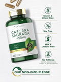 Carlyle Cascara Sagrada Capsules | 450 mg | 250 Count | Herbal Supplement | Non-GMO Gluten