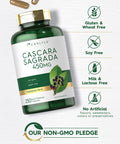 Cascara Sagrada Capsules | 450 Mg | 250 Count | Herbal Supplement | Non-Gmo, Gluten Free | By Carlyle