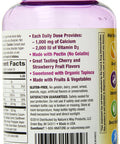 Nature'S Way Premium Daily Calcium + Vitamin D3 Gummy, Bone And Immune Support*, Strawberry And Raspberry Lemonade Flavored, 60 Gummies