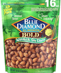 Blue Diamond Almonds Honey Roasted Snack Almonds, Party Salty Snack, Plant-Based Protein and Fiber, After School Snacks, Events, Holidays and Lunch, 16Oz, 1 Pound (Pack of 1)