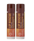 Desert Essence Lip Rescue Ultra Hydrating with Shea Butter - 0.15 Oz - Pack of 2 - Soft Moisturizer Balm Stick - Ginkgo Biloba Extract - Soothes Dry Or Cracked Lips - Vitamin E - Beeswax - Peppermint