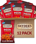 Snyder's of Hanover Pretzel Pieces, Honey Mustard and Onion, 11.25 Oz (Pack of 12)