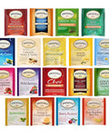 Blue Ribbon Herbal and Decaf Tea Bags Sampler Assortment Variety Pack Box - 20 Count 20 Flavors - Perfect Variety - s for Mom Dad Family Coworkers Friends Women Men Herbal and Green Tea Lovers
