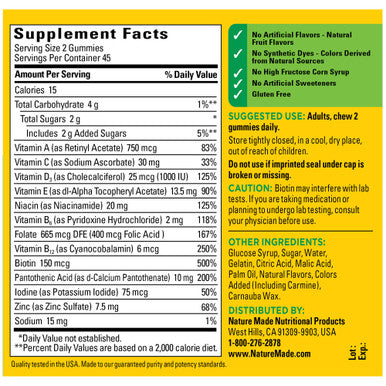 Nature Made Multi Plus Omega3 Gummies 90 Count
