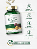 Carlyle Maca Root Capsules | 4800mg | 180 Count | High Potency Extract | Non-GMO and Gluten Formula