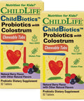 CHILDLIFE ESSENTIALS Probiotics with Colostrum - Kids Probiotic Chewables, Maintain Healthy Digestion and Immune Function, All-Natural, Gluten-Free - Mixed Berry Flavor, 90 Count (Pack of 2)