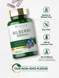 Carlyle Bilberry Extract Capsules | 3600Mg | 200 Count | Vegetarian, Non-Gmo, Gluten Free Fruit Supplement