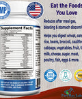 YUMMYVITE Digestive Enzymes - 18 Plant-Based Enzymes - Helps Digestion Of Difficult-To-Digest Foods Including Lactose, Gluten, Beans, Broccoli, Meat, Fat & Sugar - Stops Bloating, Gas & Reflux - 60 Capsules