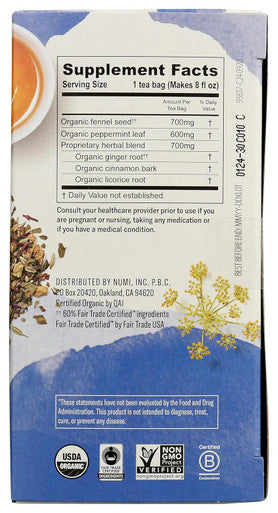 Numi Organic Congest Away Tea 16 CT