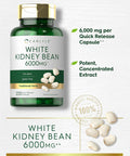 Carlyle White Kidney Bean | 6000mg | 200 Count | Non-GMO & Gluten Extract
