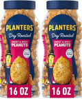 PLANTERS Lightly Salted Peanuts, Plant Based Protein Snacks, 16 Oz (1 Ct)