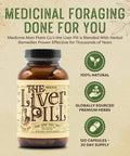 Medicine Man Plant Co The Liver Pill 120 Capsules - Herbal Liver Cleanse Detox & Repair Pills With Burdock Root, Milk Thistle, Rosemary, And Flax Seed - Non-Gmo, Organic, And Natural Liver Detox Pills For Men And Women