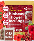 FreshDrinkUS, Premium 120 Mulberry Leaf Tea Bags, 100% Natural & Pure from Mulberry Leaves. Loose Leaf Herbal Tea. Made with Natural Material Tea Bags. No Sugar, No Caffeine, No Gluten, Vegan.