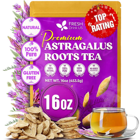 FreshDrinkUS, Premium 75 Mulberry Leaf Tea Bags, 100% Natural & Pure from Mulberry Leaves. Loose Leaf Herbal Tea. Made with Natural Material Tea Bags. No Sugar, No Caffeine, No Gluten, Vegan.