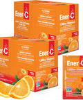 Ener-C Orange Multivitamin Drink Mix Powder Vitamin C 1000Mg & Electrolytes With Real Fruit Juice Natural Energy & Immune Support For Women & Men - Non-Gmo Vegan & Gluten - 60 Count