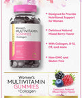 Carlyle Multivitamin For Women | 180 Gummies | Mixed Berry Flavor | With Collagen | Non-Gmo, Gluten Free Supplement