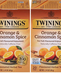 Twinings Lemon & Ginger, Caffeine-Free Herbal Tea Bags, 100 CT Box (1 Pack) | Spicy & Tangy, Ginger, Lemon Peel, Lemongrass, Blackberry Leaves, Soothe Digestion, 100 Foil Lined Individually Wrapped Bags