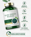 Carlyle Blue Green Algae 500mg | 200 Quick Release Capsules | Chlorella Supplement | Non-GMO, Gluten Free