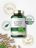 Carlyle Ginkgo Biloba Pills | 6000Mg | 200 Capsules | Maximum Strength | Non-Gmo, Gluten Free Supplement